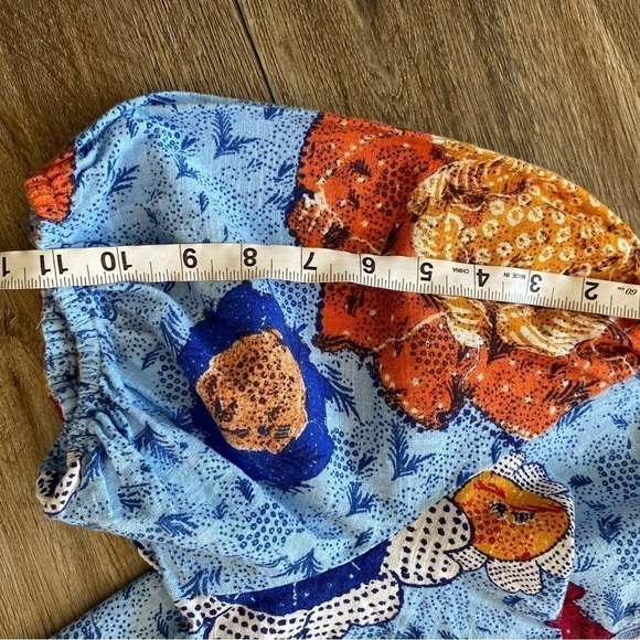 INC International Concepts Floral Print Button Down Puff Sleeve Shirt Women’s XL - Picture 5 of 10